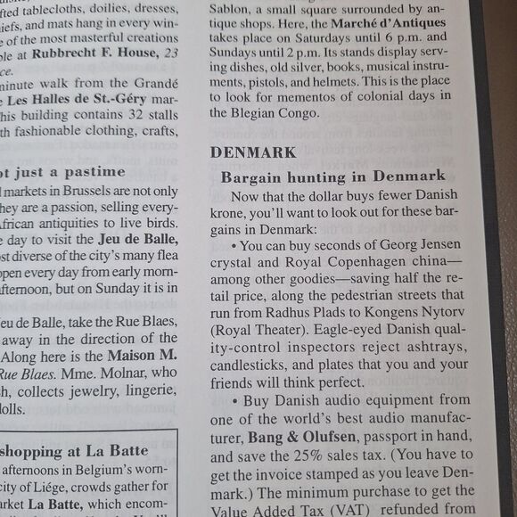 Travel Secrets 1995 International Living Hardcover Book World Travel Guide - Picture 11 of 14